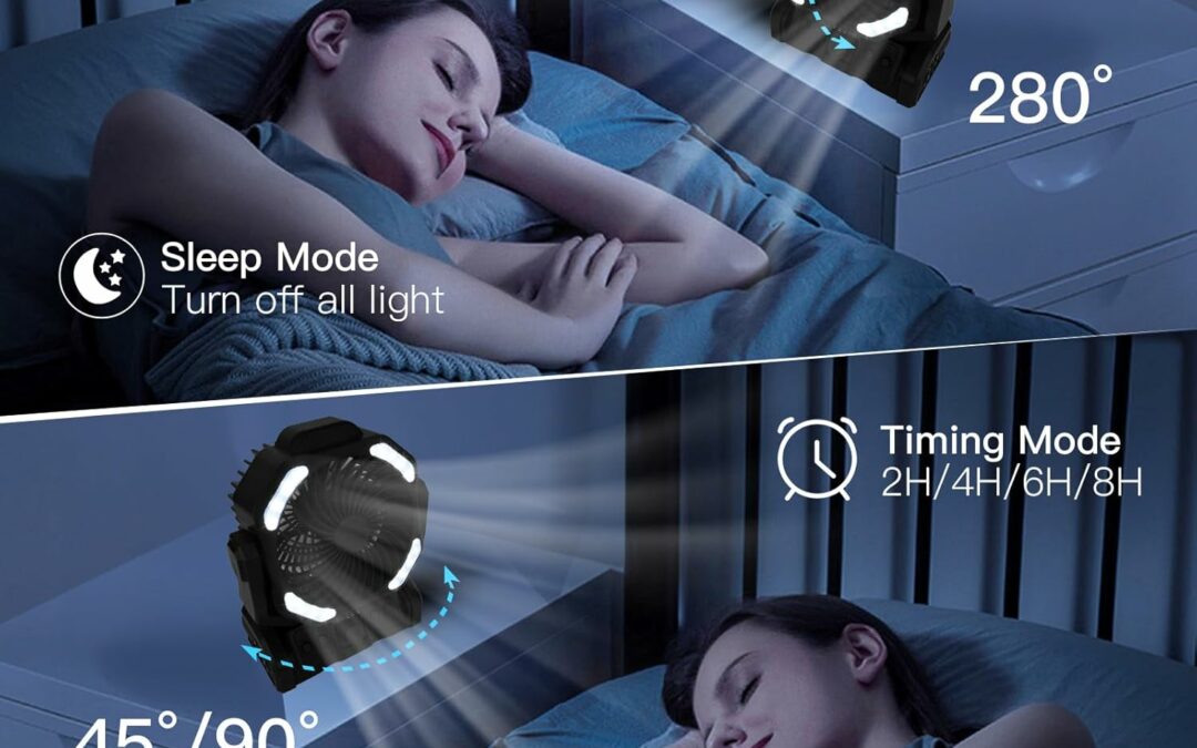 🌬️ ELZO Camping Ventilador: potencia y frescura donde lo necesites