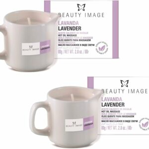 Pack 2 Velas de Masaje BEAUTY IMAGE – Lavanda, Grandes, Hidratantes