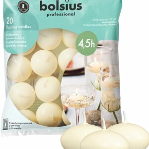 Velas Bolsius Sin Aroma – 30 x 45 mm, Pack 6