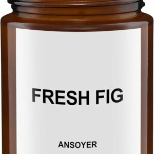 Vela de Masaje ANSOYER – Higos Frescos, 128 g, Hidratante