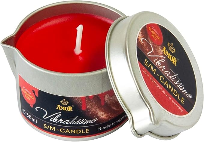 Vela de Masaje VIBRATISSIMO – Burning Red, 50 ml, Erótica